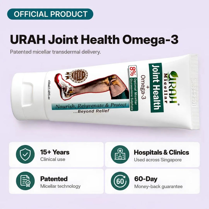 [Single Pack: 3-Month Supply] URAH Joint Health Omega-3 Micellar Cream